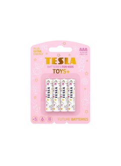 Buy 4-Piece Dry Tesla Batteries TOYS + GIRLS AAA in Saudi Arabia