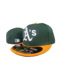 Buy NEW ERA 3D Embroidered Fitted Baseball Team Cap with Closed Back for Sun Protection-56.8CM in Saudi Arabia