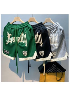 اشتري 2024 Couples Trendy Basketball Shorts Green في السعودية