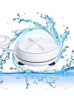 Buy Mini Portable Washing Machine USB Ultrasonic Turbine Washer Clothes Cleaning Machine For Travel & Children's Laundry in UAE