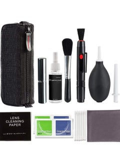 اشتري Professional DSLR lens camera cleaning kit/spray bottle pen brush blower في الامارات