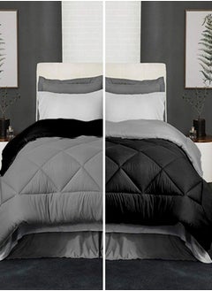 Buy Snooze,Winter quilt double face,160*235 cm, Gray &Black in Egypt