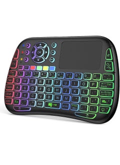 اشتري M9 2.4GHz Mini Wireless Keyboard Controller with Touchpad Mouse Combo for Google Voice Smart TV PC Phone  Pad and Android Project. في السعودية