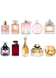 Buy Premium CLASSIC Perfume Set for Women 25 ml (10 Pieces) in Saudi Arabia