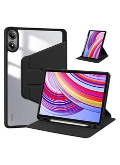 Buy Hybrid Case Compatible with Xiaomi Redmi Pad Pro 12.1inch 2024, Clear Acrylic Multi-Angle Hard PC Case with Pen Holder Protective Stand Cover Compatible with Xiaomi Redmi Pad Pro 12.1inch 2024 in UAE