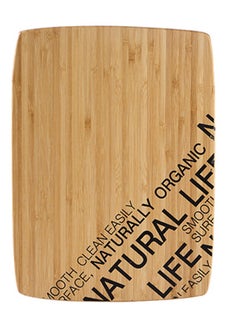 Buy NATURAL RECTANGLE WOODEN CUTTING BOARD in UAE
