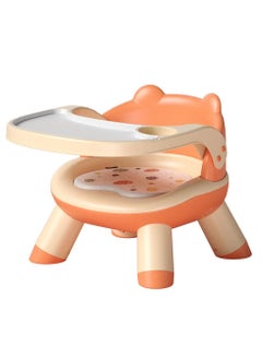 Buy Baby Dining Chair Lightweight Sounding Seat with Plate Removable Suitable for Toddlers Children's Eating Chair Backrest Small Stool in UAE