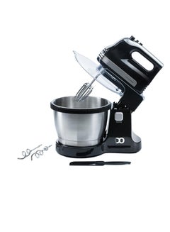 Buy Hand Mixer with bowl from IDO 500 Watt 5 Speeds Black Capacity 3.5 Liter MB500-BK in Egypt