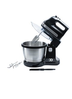 اشتري Hand Mixer with bowl from IDO 500 Watt 5 Speeds Black Capacity 3.5 Liter MB500-BK في مصر