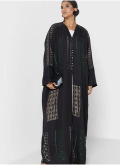 Buy Embroidery Detail Abaya in UAE