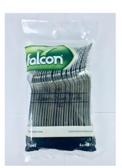 Buy Falcon Plastic Silver Forks 25-PCS in UAE