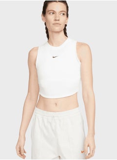 Buy Essentials Rib Crop Tank in UAE