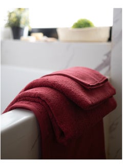 Buy plain towel set of 3 luxury towels (30x30)(50x100)(70x140) face,hand,bath towels 100% cotton in Egypt