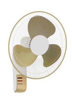Buy 16 Inch Wall Fan with 3 speed 60w gold in UAE