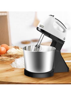 Buy Multifunctional Food Mixer Kitchen Electric Mixer Machine With Stand Stainless Steel Dough Hooks And Beating Mixer 7 Speed in UAE