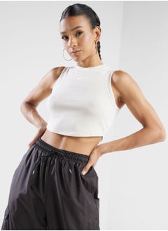 Buy Nsw Essential Ribbed Cropped Tank in UAE