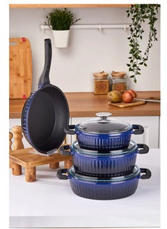 Buy Valeriya 7PCS Die Cast Cookware Set - Made in Turkey in UAE