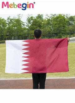 Buy 2022 World Cup Flag Cape, Wearable Qatar Flag Costume Outfit with Sleeves Classic Flag, 2 Different Wearing Methods in Saudi Arabia