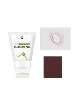 Buy Small Roller Brush Wall Latex Paint 100g Quick Clean Drywall Stains Innovative Wall Refresh Paint For Refinishing Home Office Interior Walls Quickly Remove Wall Stains Graffiti (White) in Saudi Arabia