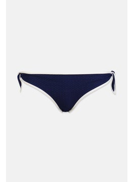 اشتري Women Textured Bikini Bottom, Navy في السعودية