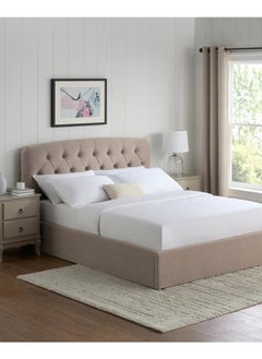 Buy Button Tufted Bed - MZBDN01-BEIG-160cm in Egypt