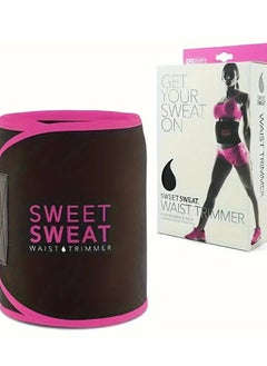 Buy Sweat Waist Trimmer For Women And Men - Sweat Band Waist Trainer For High-Intensity Training & Workouts in UAE