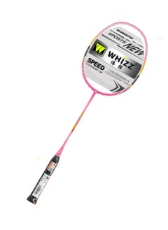 اشتري Whizz S520 Badminton Racket Set for Family Game, School Sports, Lightweight with Full Cover for Indoor and Outdoor Play, Intermediate, Senior Level, Pink في الامارات