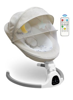 Buy Baby Swing , Multi-Functional Baby Bassinet With Integrated Mosquito Net - 5 Sway Speeds , 3 Timer Settings, Bluetooth & Remote Control Built in lullabies For Newborn to Toddlers in Saudi Arabia