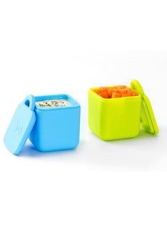 Buy Pack of 2 Leakproof Dips Containers To Go Salad Dressing Container in UAE