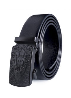 اشتري 130CM Creative Casual Versatile Wear Resistant Leather Automatic Buckle Belt في الامارات