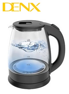 Buy Glass Electric Kettle With LED Light At The Base, 1.8-Liter Capacity, 1500 Watts in Saudi Arabia