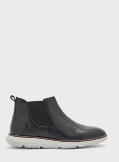 Buy Genuine Leather Casual Pull On Boots in UAE