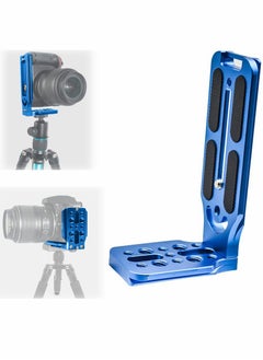 اشتري DSLR Camera L Bracket Quick Release Plate Vertical Horizontal Switching Tripod Quick Release Board Compatible with Canon/Nikon/ Sony/Ronin/Zhiyun Stabilizer Tripod Monopod في الامارات