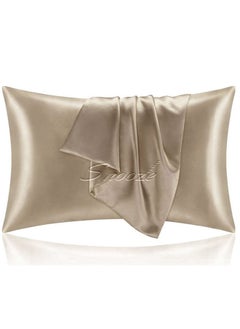 Buy Snooze, Satin Pillowcase for Hair and Skin, 48*70 cm, Gold in Egypt