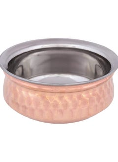 Buy Raj Copper Handi Without Lid, 16 Cm, Gold-tch003 in UAE