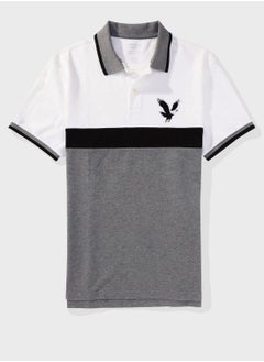 Buy Colorblock Logo Polo Shirt in Saudi Arabia