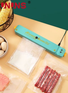 Buy Vacuum Sealer Machine,Food Vacuum Sealer Automatic Air Sealing System For Food Storage Dry And Moist Food Modes,With 10Pcs Seal Bags Starter Kit in UAE