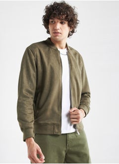 اشتري Zip Through Bomber Jacket في السعودية