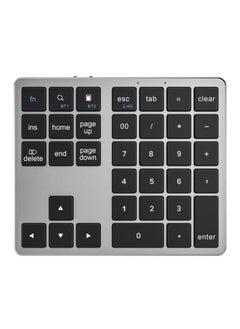 اشتري K-35 Computer Laptop Keyboard 35-Keys Tablet Accessories Bluetooth Keypad(Black Gray) في السعودية