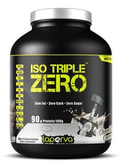 Buy Laperva Iso Triple Zero Next Generation Whey Protein Isolate- Chocolate Coconut 5 LB - Zero Sugar, Zero Carb, Zero Fat - Rapid Absorption for Muscle Growth and Recovery - Soy-Free, Gluten-Free in Saudi Arabia