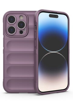 Buy Compatible With Apple IPhone 14 Pro Magic Case ShockProof (Purple) in Egypt