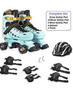 اشتري Roller Skates Shoes for Kids and youth Complete Set with Helmet and Protection gear في الامارات