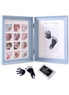 Buy Baby Hand and Footprint Kit,  Baby Framed Photo Kit, Newborn Keepsake Anniversary Growth Record, Memory Art Picture Frames, Personalized Baby Shower Gifts for Girls, Boys in Saudi Arabia