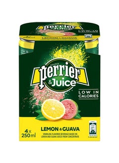 اشتري Juice Lemon And Guava Slim Can 250ml Pack of 4 في الامارات