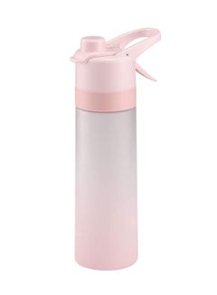 اشتري Mist Spray Water Bottle, 650ml Sports Water Bottle Reusable Fitness Water Jug Multifunctional Spray Water Cup with Mist Hydration (Pink) في السعودية