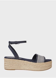 Buy Woven Platform Wedge Sandals in Saudi Arabia