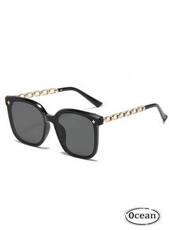 Buy Metal Chain Arms UV Protection Sunglasses in Saudi Arabia