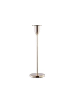 Buy Nubia Taper Holder 8x8x26cm - Gold in UAE