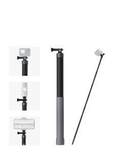اشتري Selfie Stick Carbon Fibre, 3m/9.8FT Long Carbon Fiber Selfie Stick, Extension Invisible Selfie Stick, for GoPro Hero Max 11 10 9 8 Insta360 X3,ONE X2,ONE R,ONE X DJI Action 3 Series في السعودية