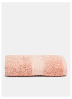 اشتري Feather Touch Hand Towel 580 GSM 100% Cotton Terry 50x90 cm -Luxury Feel Super Absorbent Quick Dry Peach في الامارات